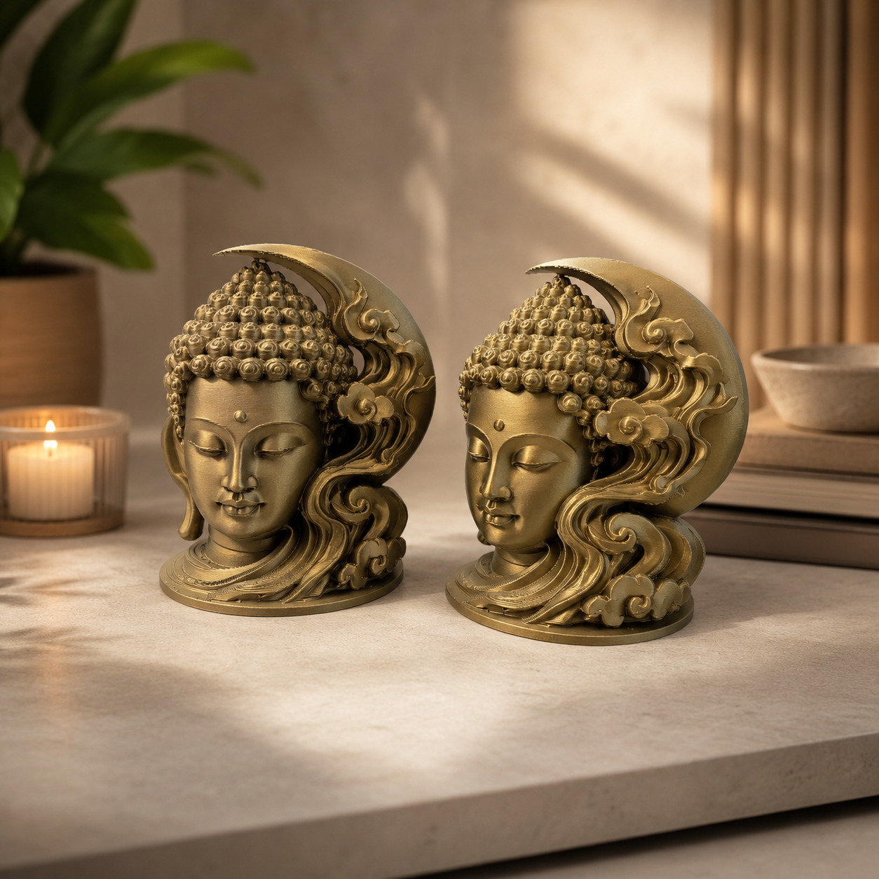 Modern Buddha Bust